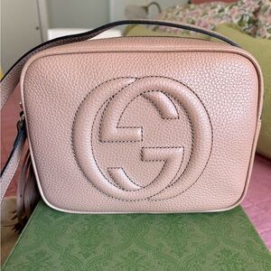 Like New Gucci Small Soho Disco Leather Crossbody Bag